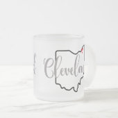 Tasse Givré Cleveland Ohio (Devant droit)