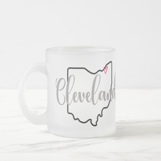 Tasse Givré Cleveland Ohio (Gauche)
