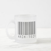 Tasse Givré Code barres d'architecte (Gauche)