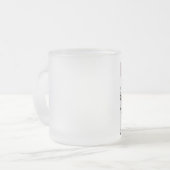 TASSE GIVRÉ CODE DE VERRE FROSÉ FROST MUG-TIGER-BLANC/GRIS (Devant gauche)