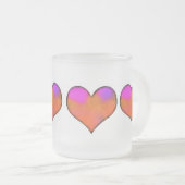 Tasse Givré coeur (Devant droit)