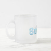 Tasse Givré Coeur Bleu Scribblé - J'Aime Mon Soldat (Gauche)