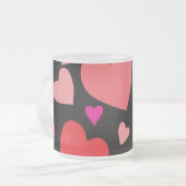 Tasse Givré Coeur de papier décoratif 1 (Devant gauche)