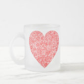 Tasse Givré Coeur encombré - Customisé (Gauche)