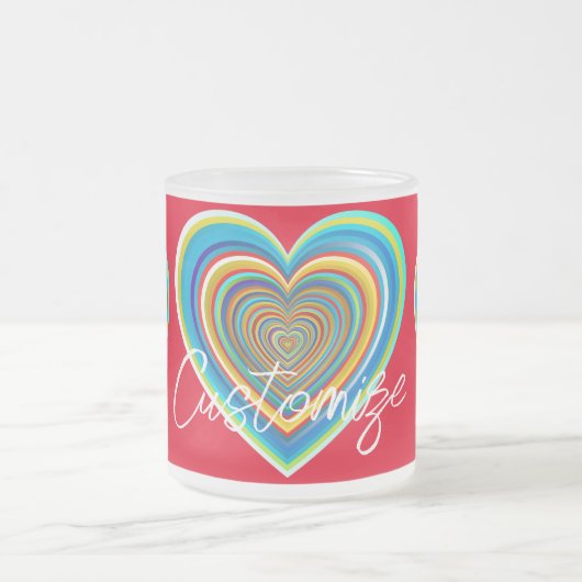 Tasse Givré Coeur valentin multicolore Thunder_Cove (Centre)