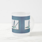 Tasse Givré Colibri bleu (Devant droit)