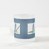 Tasse Givré Colibri bleu (Devant gauche)