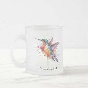 Tasse Givré Colibri exotique coloré personnalisable