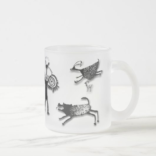 Tasse Givré Collage d'art de roche (Droit)