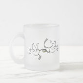 Tasse Givré Colombes de mariage avec des anneaux (Gauche)