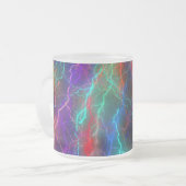 Tasse Givré Colorful Rainbow Lightning Storm (Devant gauche)
