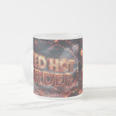 Tasse Givré Commande Rouge Chaud (Devant gauche)