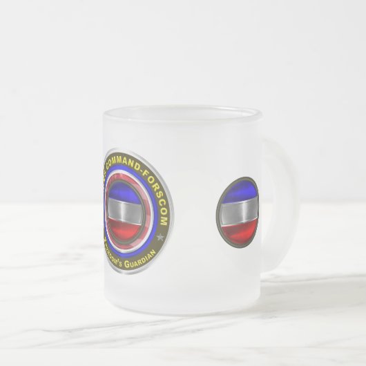 Tasse Givré Commandement des forces armées FORSCOM (Devant droit)