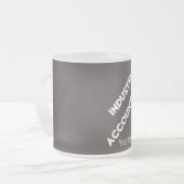 TASSE GIVRÉ "COMPTABLE INDUSTRIEL" (Devant gauche)