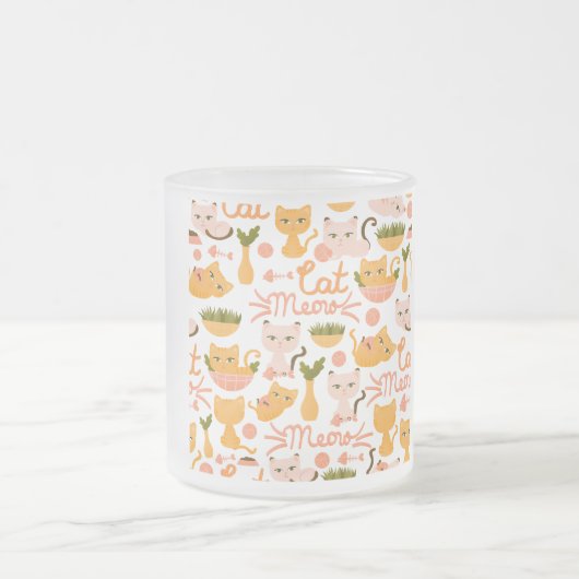 Tasse Givré Conception amoureux des chats (Centre)