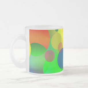 Tasse Givré Conception de cercles multicolores Abstraits -2308