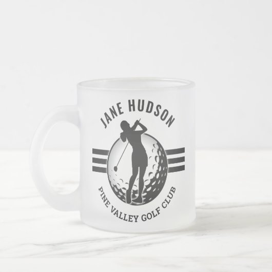 Tasse Givré Conception de golfeuse élégante pour femmes (Gauche)