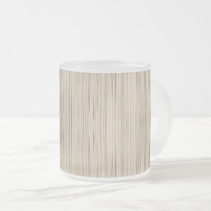 Tasse Givré Conception de lignes brunes abstraites mignonnes
