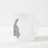 TASSE GIVRÉ CONCEPTION DE RETOUR CHAT NEUGHTY (Devant droit)