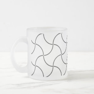TASSE GIVRÉ CONCEPTION DE STYLE D'ART EN VERRE FROSÉ