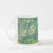 Tasse Givré Conception de trèfle pour la Saint-Patrick joyeuse (Gauche)