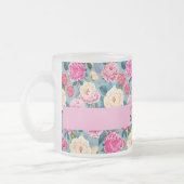 Tasse Givré Conception florale botanique vintage (Gauche)