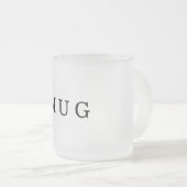 Tasse Givré Conception graphique moderne minimaliste (Devant droit)