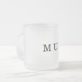 Tasse Givré Conception graphique moderne minimaliste (Devant gauche)