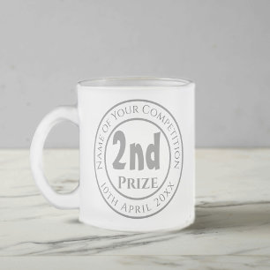 Tasse Givré Concours 2e prix Trophée Prix Verre dépoli B