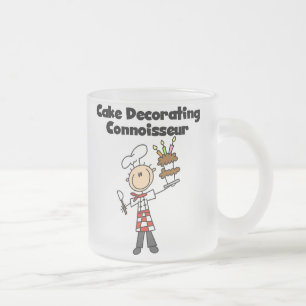 Tasse Givré Connaisseur masculin de décoration de gâteaux