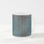 Tasse Givré constellation de carte étoile céleste galaxie doré (Devant droit)