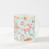 Tasse Givré Cookies et bonbons de Noël (Devant droit)