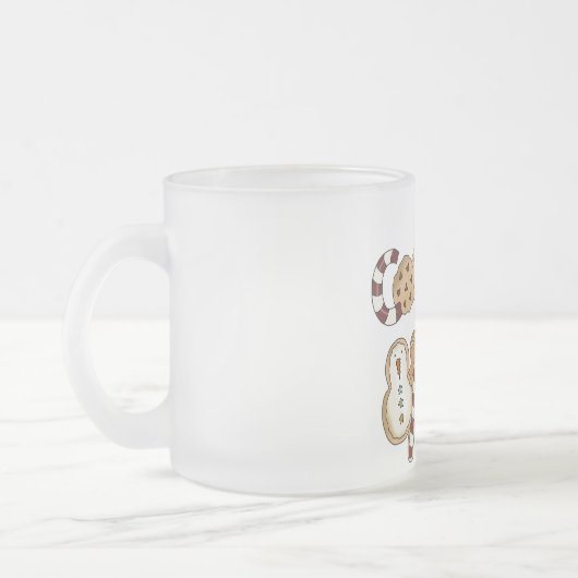 Tasse Givré Cookies pour Père Noël Tshirts et cadeaux (Gauche)