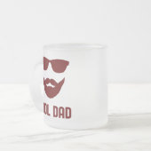 Tasse Givré Cool Papa Meilleur DAD Un cadeau amusant et élégan (Devant gauche)
