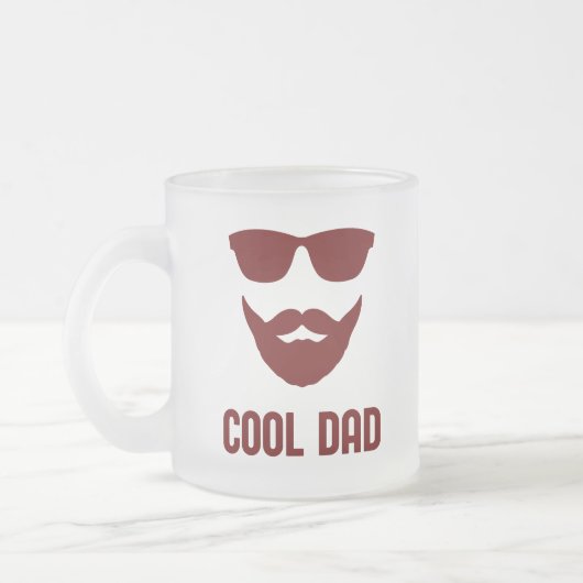 Tasse Givré Cool Papa Meilleur DAD Un cadeau amusant et élégan (Gauche)