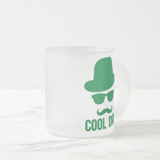 Tasse Givré Cool Papa Meilleur DAD Un cadeau amusant et élégan (Devant droit)