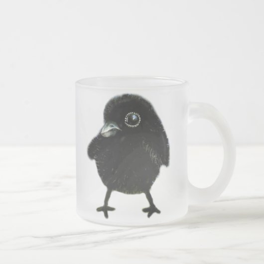Tasse Givré Corbeau de bébé (Droit)