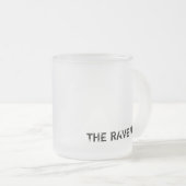 Tasse Givré Corbeau, plumes noires (Devant droit)