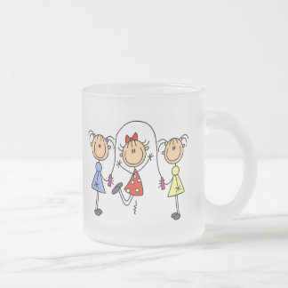Tasse Givré Corde à sauter de filles de bâton