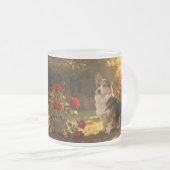Tasse Givré Corgi in the Roses I (Devant droit)
