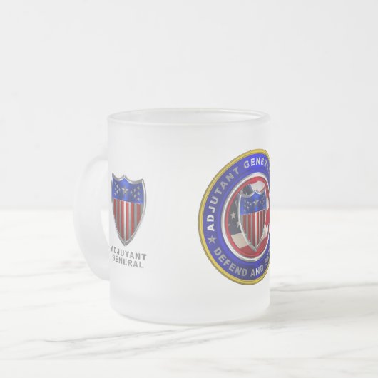 Tasse Givré Corps général Adjutant (Devant gauche)