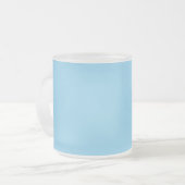 Tasse Givré couleur bleu bébé (Devant gauche)