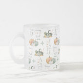 TASSE GIVRÉ COULEUR D'EAU CITROUILLES ET GOURDS (Gauche)