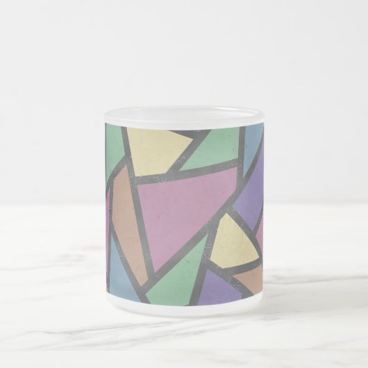 Tasse Givré Couleurs arc-en-ciel en mosaïque motif (Centre)