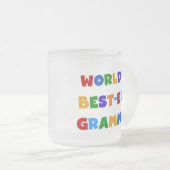 Tasse Givré Couleurs lumineuses du Meilleur-est Gramma du (Devant droit)