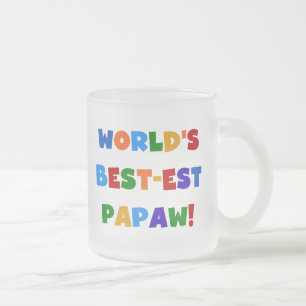 Tasse Givré Couleurs vives Meilleures t-shirts et cadeaux Papa