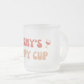 Tasse Givré Coupe Sippy de maman - Étiquettes de vin amusants  (Devant droit)