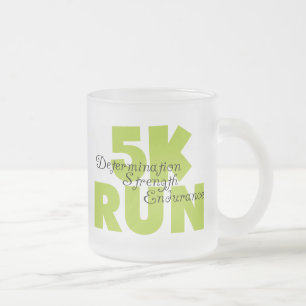 Tasse Givré Course 5 000 verte printemps