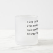 Tasse Givré Coutume préférée d'enfant givrée ! (Centre)