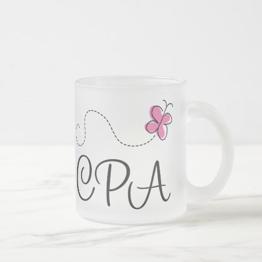 Tasse Givré CPA rose mignon (Droit)